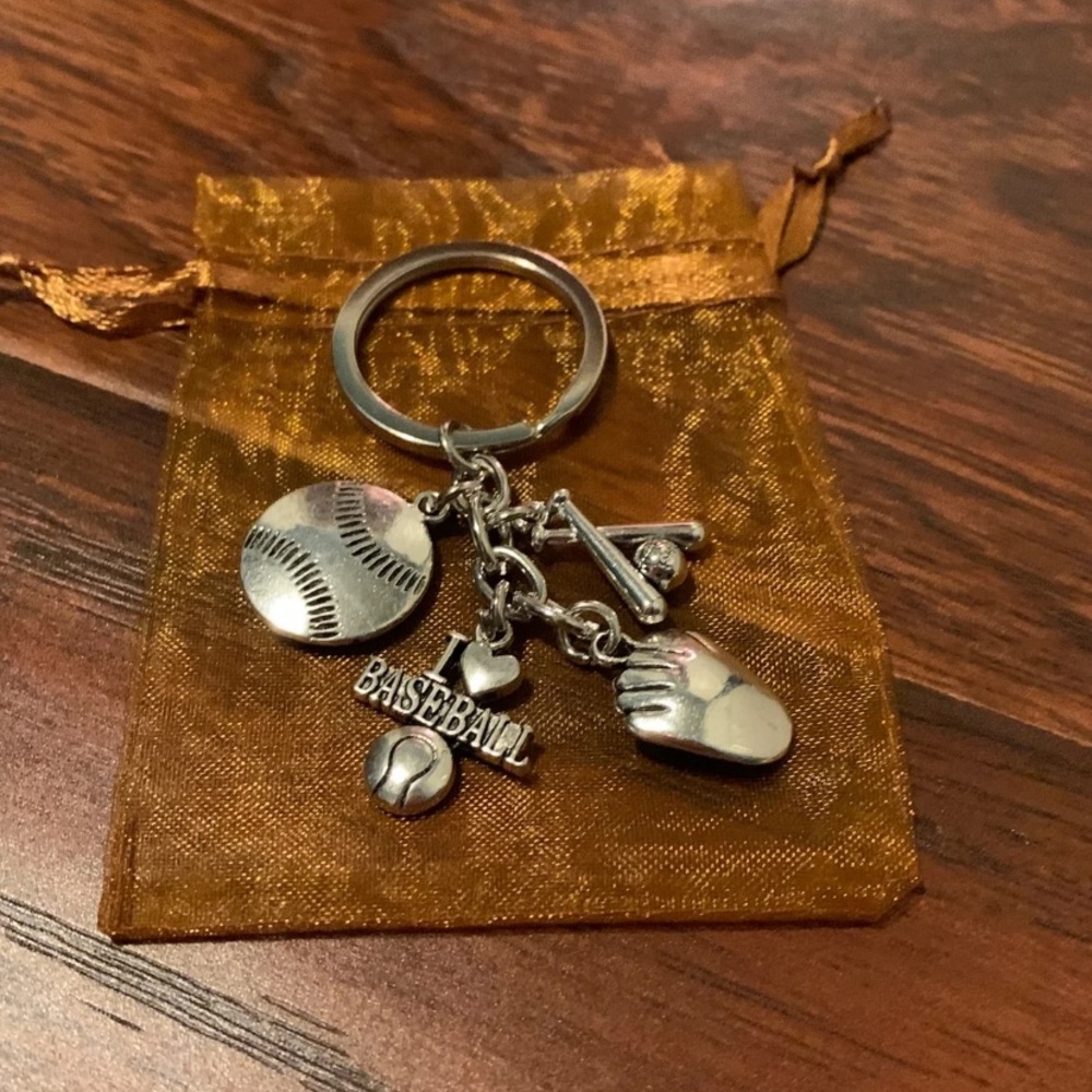 💞3for$20💞Baseball theme keychain